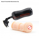 Мастурбатор-вагина с двойным двигателем и вибрацией Leten, 10 режимов, на присоске photo 6