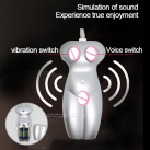 Мастурбатор мужской. Вибрационный. Силикон. С имитацией звука. photo 4