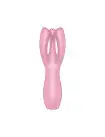 Кліторальний вібратор Satisfyer Threesome 3 Pink з трьома пальчиками photo 3