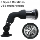 Мастурбатор мужской. Вибрационный. 5 скоростей. Вращение. С USB аккумулятором. photo 2