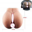 Силіконовий мастурбатор для вагінального та анального сексу, 25х24 см photo 2