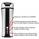 Чоловічий мастурбатор MizzZee з вібрацією та підігрівом photo 3