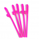Разноцветные трубочки для коктейлей, светятся в темноте - 15 шт.  photo 5