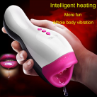 Реалистичный оральный мастурбатор с функцией всасывания и подогревом photo 2