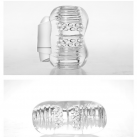 Мастурбатор для чоловіків Вібраційний. Прозорий. Силікон. photo 2