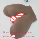 Силиконовый мастурбатор для вагинального и анального секса, черный, 2.3 кг photo 5