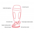 Мастурбатор силиконовый вагина с вибрацией на присоске photo 5