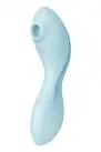 Вакуумний смарт-стимулятор із вібрацією Satisfyer Curvy Trinity 5 (Blue), керування зі смартфона photo 3