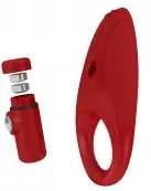 Эрекционная вибронасадка OVO B3 RED photo 3