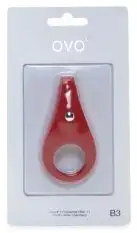 Эрекционная вибронасадка OVO B3 RED photo 6
