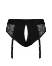 Мереживні труси для страпону з підв'язками для панчох Strap-On-Me DIVA HARNESS - XL photo 4