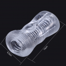 Мастурбатор для чоловіків TMISHION Прозорий. Силікон. photo 1