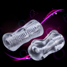 Мастурбатор для чоловіків TMISHION Прозорий. Силікон. photo 2