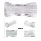 Мужской мастурбатор HoozGee из силикона, прозрачный photo 1