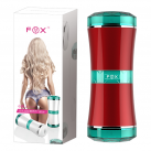 Мастурбатор для чоловіків Вібраційний. З подвійним підключенням. Силікон. photo 1