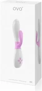 Вибратор OVO K2 WHITE PINK photo 7