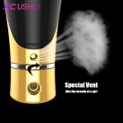 Мастурбатор для чоловіків Електричний. Вільне обертання на 160 град. Зі звуком. Колір – золотий. photo 6