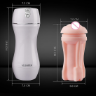 Мастурбатор вагіна з вакуумом Pussy Masculino, 360 градусів photo 4