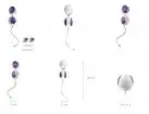 Вагинальные шарики OVO L1 LILAC photo 6