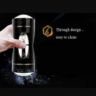 Подвійний чоловічий мастурбатор для вагінального та анального сексу, 10 режимів вібрації photo 4