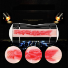 Подвійний чоловічий мастурбатор для вагінального та анального сексу, 10 режимів вібрації photo 1