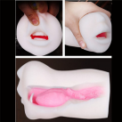 Мастурбатор для чоловіків Реалістичний: рот, язик, зуби. Силікон. photo 1