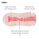 Мастурбатор для мужчин Leten. Вибрационный. 10 скоростей. Силикон. photo 4