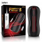 Мастурбатор для мужчин Leten. Вибрационный. 10 скоростей. Силикон. photo 5