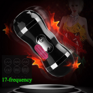 Подвійний мастурбатор для анального та вагінального сексу, 17 режимів вібрації photo 5