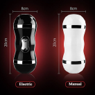 Подвійний мастурбатор для анального та вагінального сексу, 17 режимів вібрації photo 1