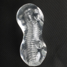 Силіконовий мастурбатор Hold Your Gun, прозорий photo 1