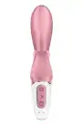 Смартвібратор-кролик Satisfyer Hug Me Pink, 2 мотори, діаметр 4,2см, широка кліторальна частина photo 4