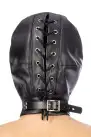 Капюшон з кляпом для БДСМ Fetish Tentation BDSM hood in leatherette with removable gag photo 2
