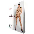 Бодистокинг в очень крупную сетку Passion BS091 black, с доступом photo 6