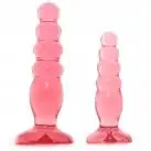 Набор анальных пробок CRYSTAL JELLIES TRAINER KIT PINK photo 1