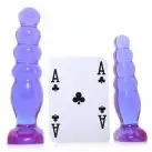 Набор анальных пробок CRYSTAL JELLIES TRAINER KIT PURPLE photo 3