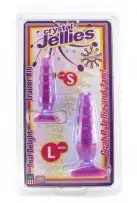 Набор анальных пробок CRYSTAL JELLIES TRAINER KIT PURPLE photo 5