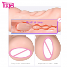 Силиконовый мастурбатор вагина 2 видов JEUSN, pocket pussy photo 3