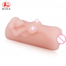 Силиконовый мастурбатор в виде женского силуэта с грудью photo 3