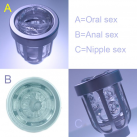 Мастурбатор з набором знімних насадок photo 5