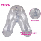 Реалістичний 4D мастурбатор, надувні ноги, вагінальний та анальний отвір із силікону photo 3