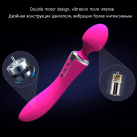 Двойной вибратор Leten Multi-Speed Stick для женщин, USB зарядка photo 5