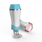 Мастурбатор вагіна зі звуком та вібрацією для продовження ерекції, на присосці photo 4