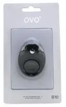 Эрекционная вибронасадка OVO B10 BLACK photo 6