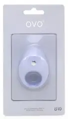 Эрекционная вибронасадка OVO B10 WHITE photo 6