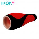 Чоловічий оральний мастурбатор IKOKY Pussy Sex Machine Deep Throat з вібрацією photo 2