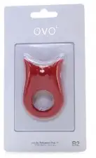 Эрекционная вибронасадка OVO B2 RED photo 5