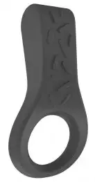 Эрекционная вибронасадка OVO B4 GREY photo 3