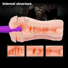 Мастурбатор для чоловіків Вібраційний. 10 режимів. Силікон. photo 4