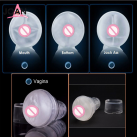 Мастурбатор для мужчин. Прозрачный. Силикон. photo 1